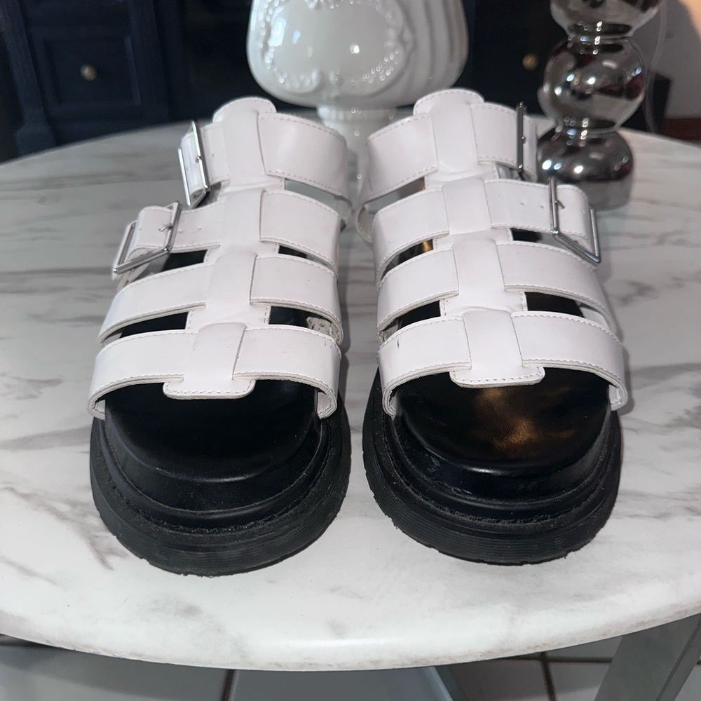NOBO White Platform Sandals